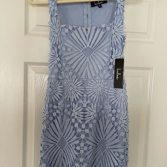 Light Blue Lace Dress -Size XS-Lulu’s - Picture 2 of 4